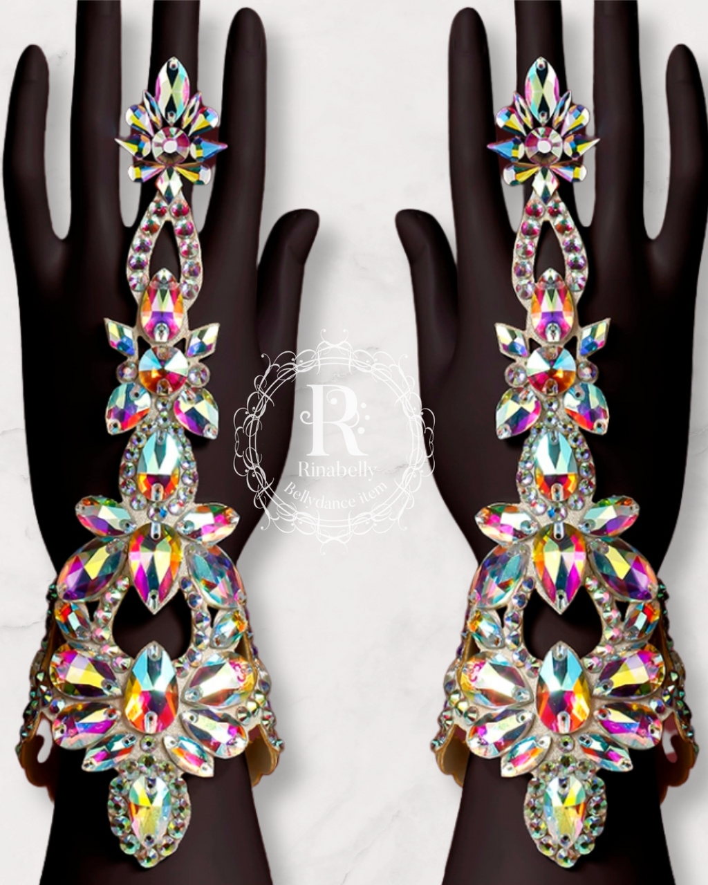 ブレスレット バングル オーロラストーン 手の甲 グラデリア – ベリー